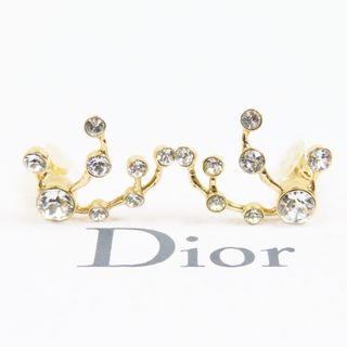 クリスチャンディオール(Christian Dior)の未使用品 Christian Dior クリスチャンディオール 豪華 アクセサリー イヤリング ラインストーン/GP ゴールド レディース【中古】(イヤリング)