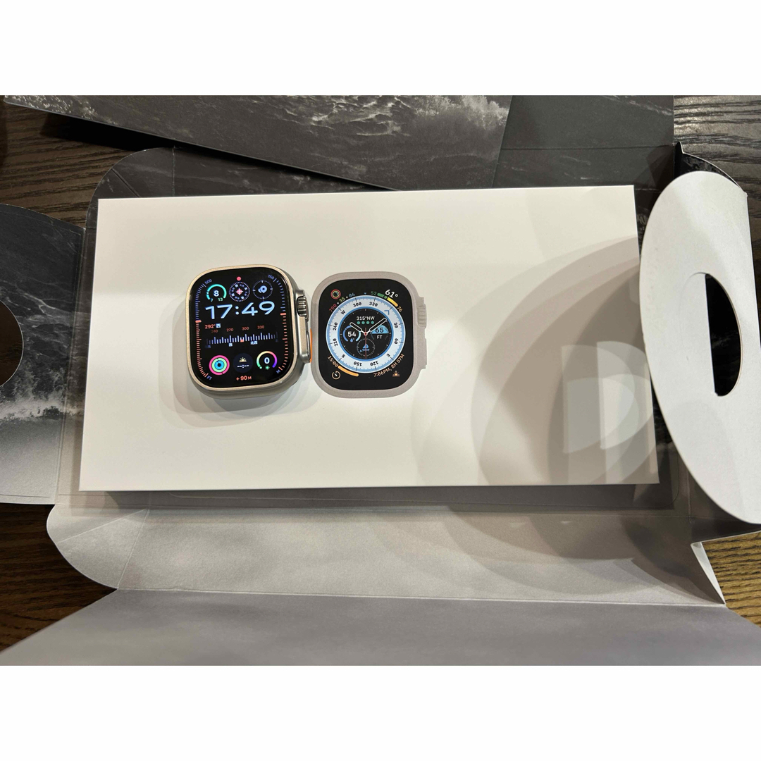 Apple Watch(アップルウォッチ)の【極美品】Apple Watch ultra 限定保証残５ヶ月 メンズの時計(腕時計(デジタル))の商品写真