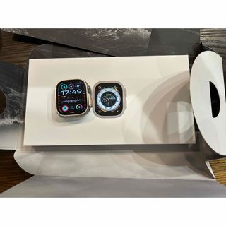 アップルウォッチ(Apple Watch)の【極美品】Apple Watch ultra 限定保証残５ヶ月(腕時計(デジタル))