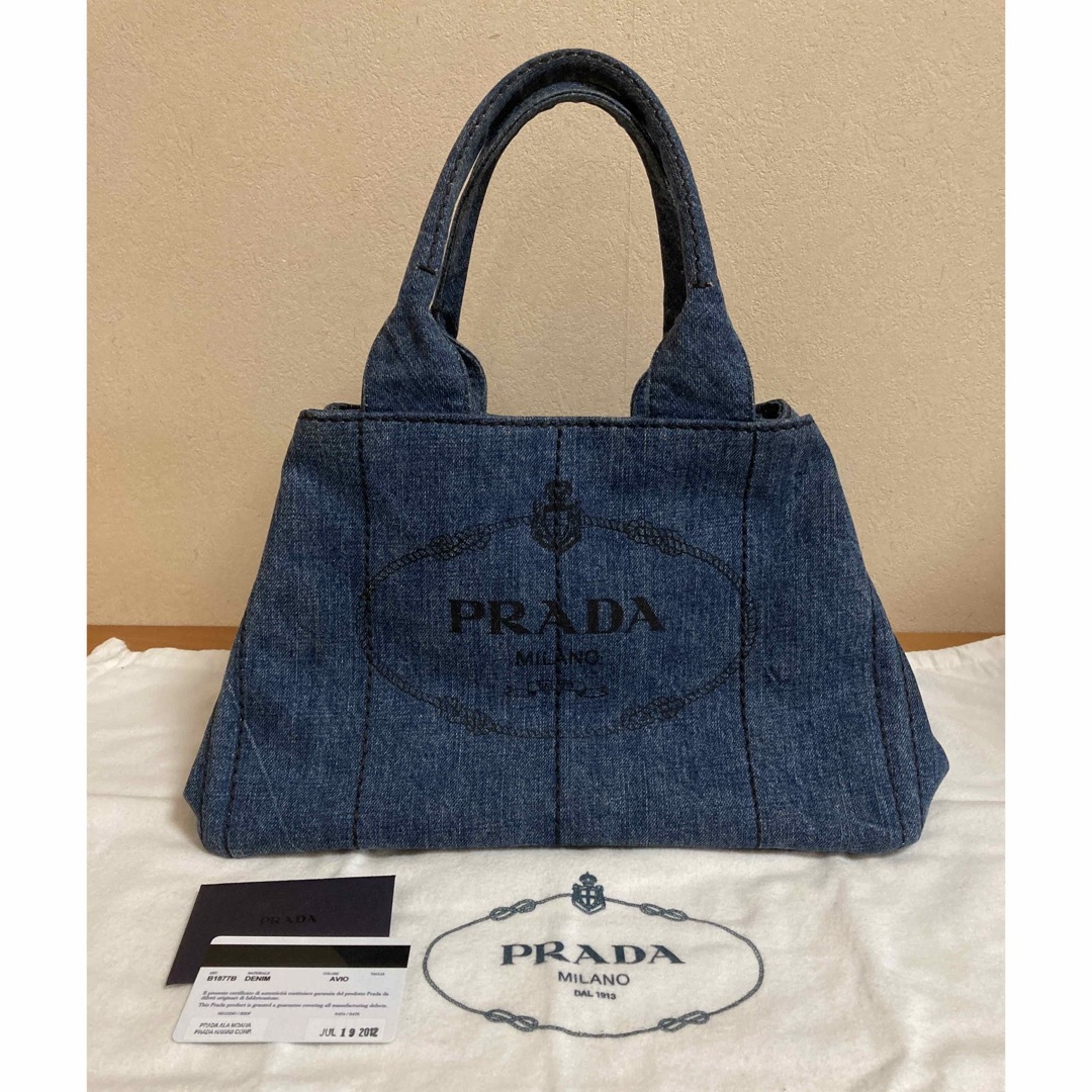 PRADA(プラダ)の1日限定値下げ　PRADA カナパデニムトートバック レディースのバッグ(トートバッグ)の商品写真