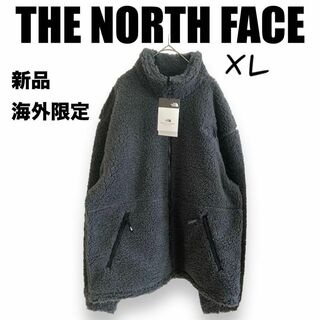 ザノースフェイス(THE NORTH FACE)の新品⭐️ノースフェイスフリースボアジャケット　グレー　XL 日本未発売(ブルゾン)