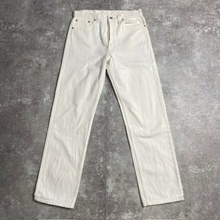 リーバイス(Levi's)の90's Levi's 501 刻印552 USA製 ホワイトデニム スモールe 赤タブ ヴィンテージ 289U(デニム/ジーンズ)