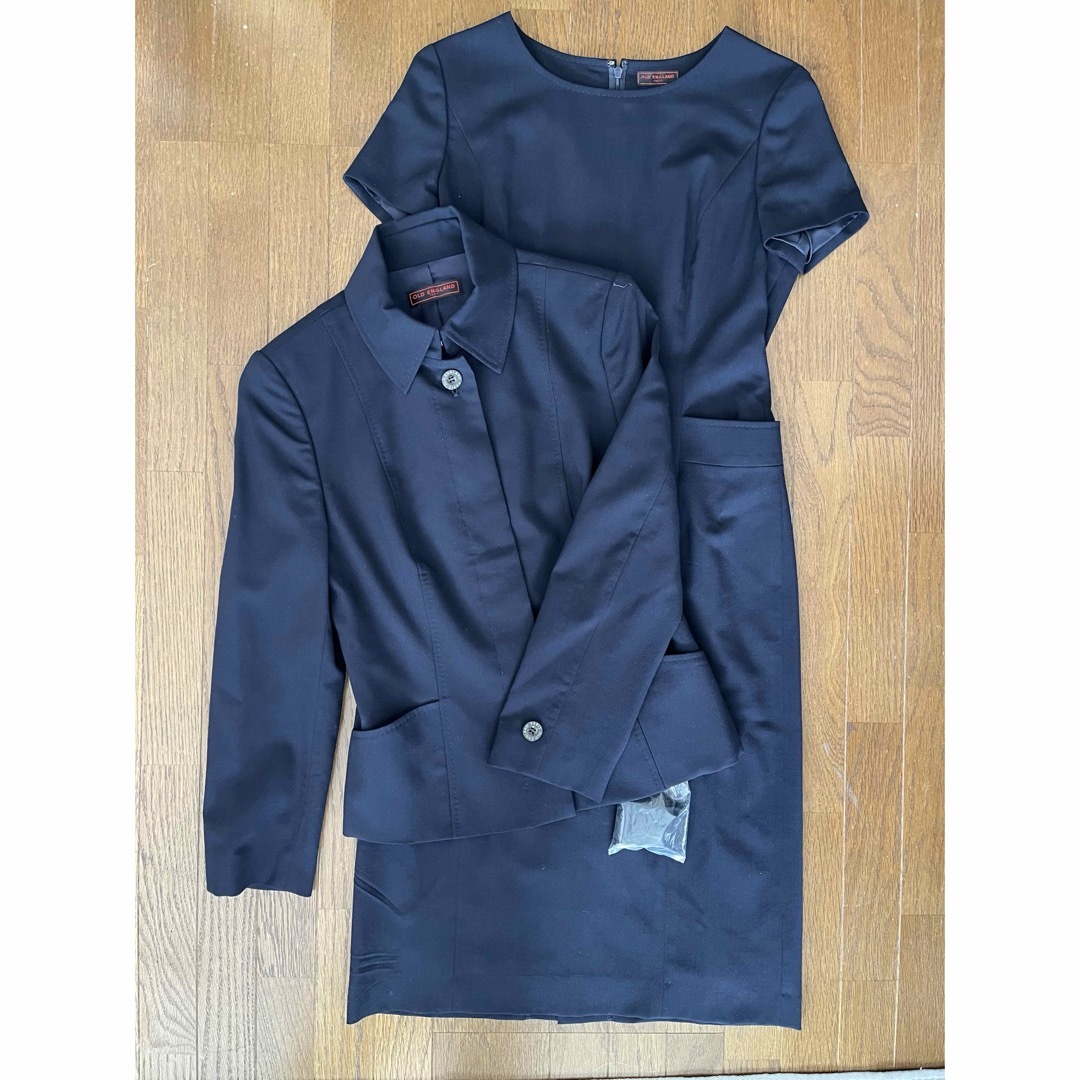OLD ENGLAND スーツ　ジャケット＋ワンピース　濃紺 | フリマアプリ ラクマ