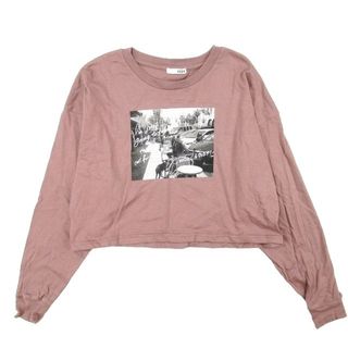 ジェイダ(GYDA)のジェイダ GYDA ショート丈 ロンT クロップド丈 Tシャツ F BLM11(Tシャツ(長袖/七分))