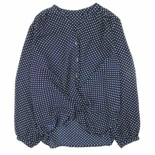 ルクールブラン(le.coeur blanc)の18ss ルクールブランカシュクール ブラウス 38 ネイビー /BLM11(シャツ/ブラウス(長袖/七分))