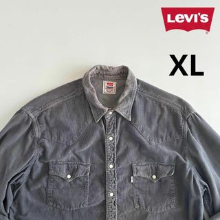 リーバイス(Levi's)のLevi's リーバイス 長袖シャツ ウエスタンシャツ XL コーデュロイ(シャツ)