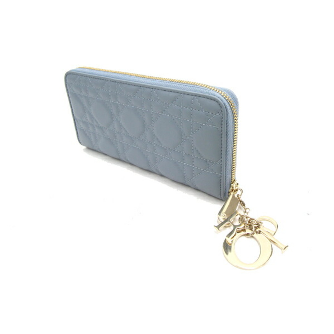 Christian Dior(クリスチャンディオール)の ディオール ラウンドファスナー長財布 LADY DIOR レディースのファッション小物(財布)の商品写真