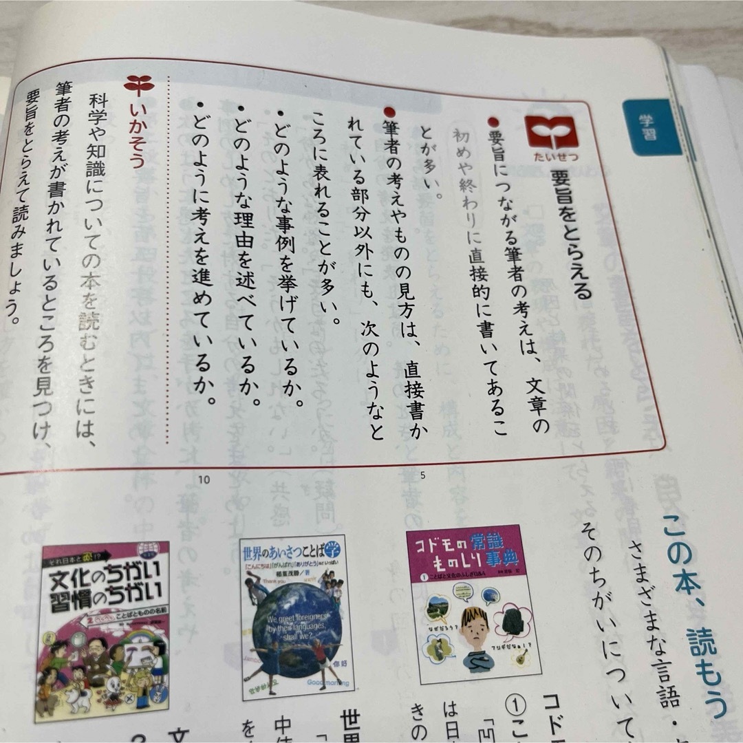 5年生　国語　教科書　光村図書【1冊1年分】 エンタメ/ホビーの本(語学/参考書)の商品写真