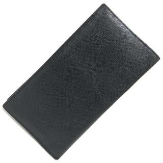 ブルガリ(BVLGARI)の ブルガリ 二つ折り長札入れ ブラック レザー 中古 財布(財布)