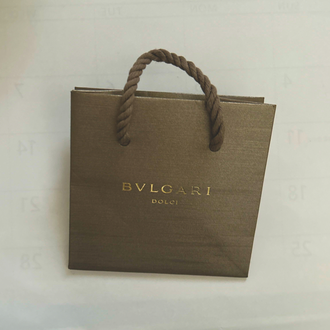 BVLGARI(ブルガリ)のブルガリ　ミニ紙袋 レディースのバッグ(ショップ袋)の商品写真