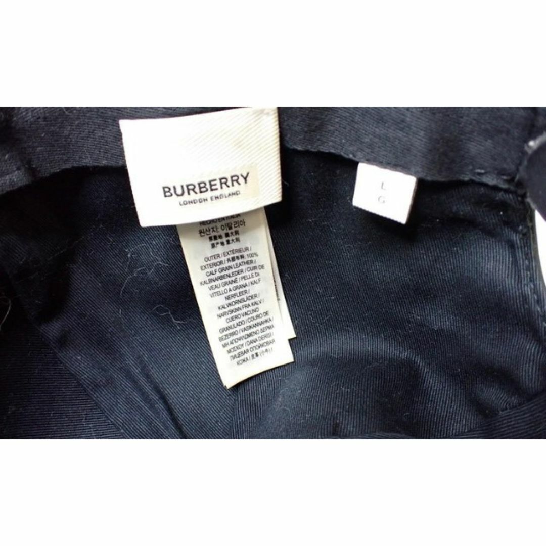 BURBERRY(バーバリー)のBURBERRY LONDON バーバリーロンドン レザー 帽子 キャップ メンズの帽子(キャップ)の商品写真