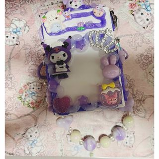 ハンドメイド　カードケースデコ　クロミ