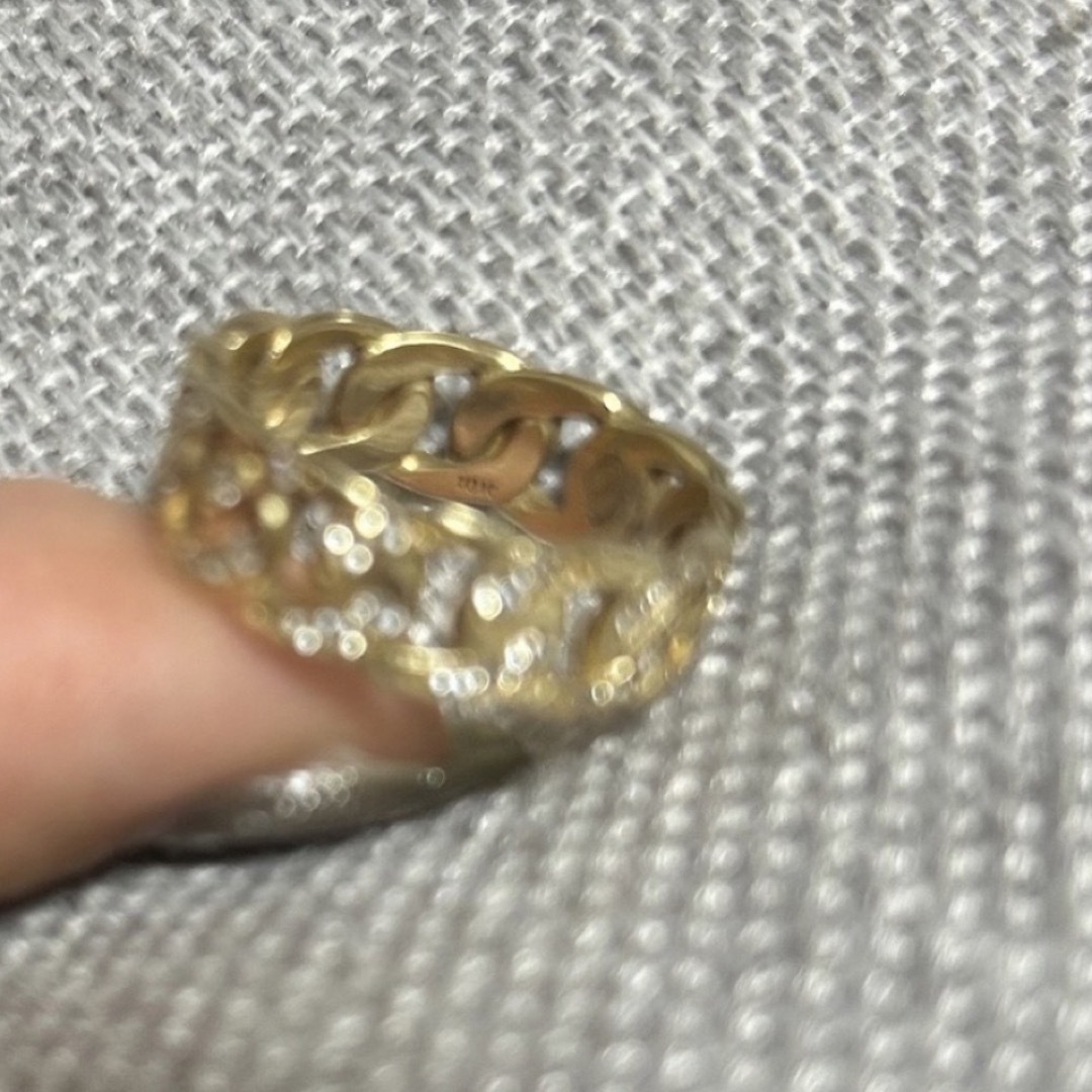 AVALANCHE(アヴァランチ)のアヴァランチ　10k イエローゴールドリング　19号 メンズのアクセサリー(リング(指輪))の商品写真
