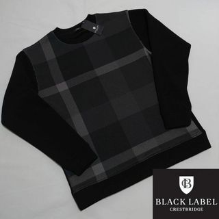 BLACK LABEL CRESTBRIDGE - 【新品タグ付き】ブラックレーベルクレストブリッジ チェックセーター/ニット L