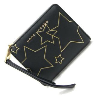 マークジェイコブス(MARC JACOBS)の マークジェイコブス 二つ折り財布 スター ブラック 中古(財布)