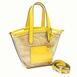 マイケルコース(Michael Kors)の マイケルコース 2WAYハンドバッグ イエロー レザー(ハンドバッグ)