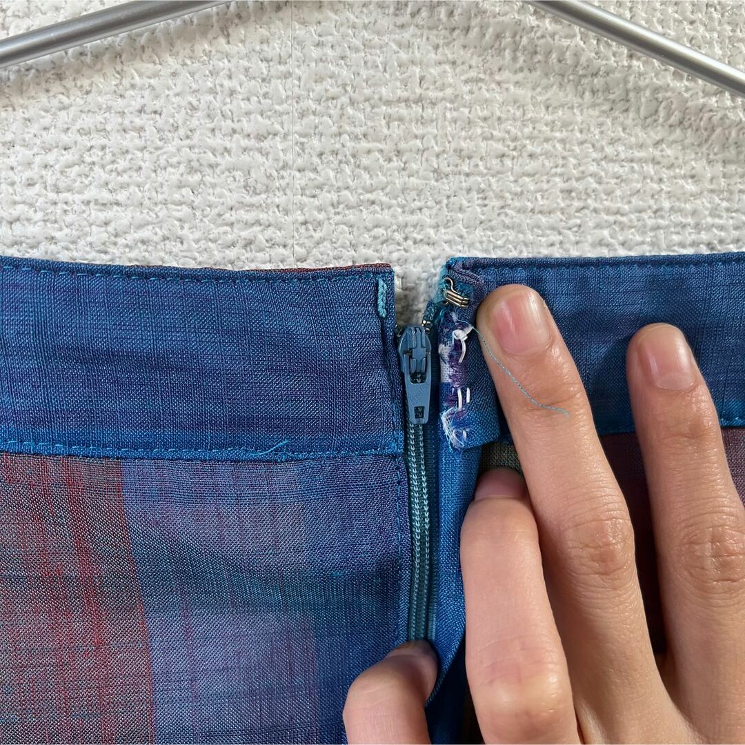 古着|ロングワンピース ストライプ ネイビー スクエアネック 昭和レトロ 古着|ロングワンピース ストライプ ネイビー スクエアネック 昭和レトロ