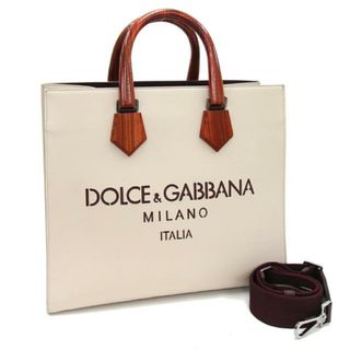 ドルチェアンドガッバーナ(DOLCE&GABBANA)の ドルチェ&ガッバーナ 2WAYトートバッグ ロゴ レザー(トートバッグ)