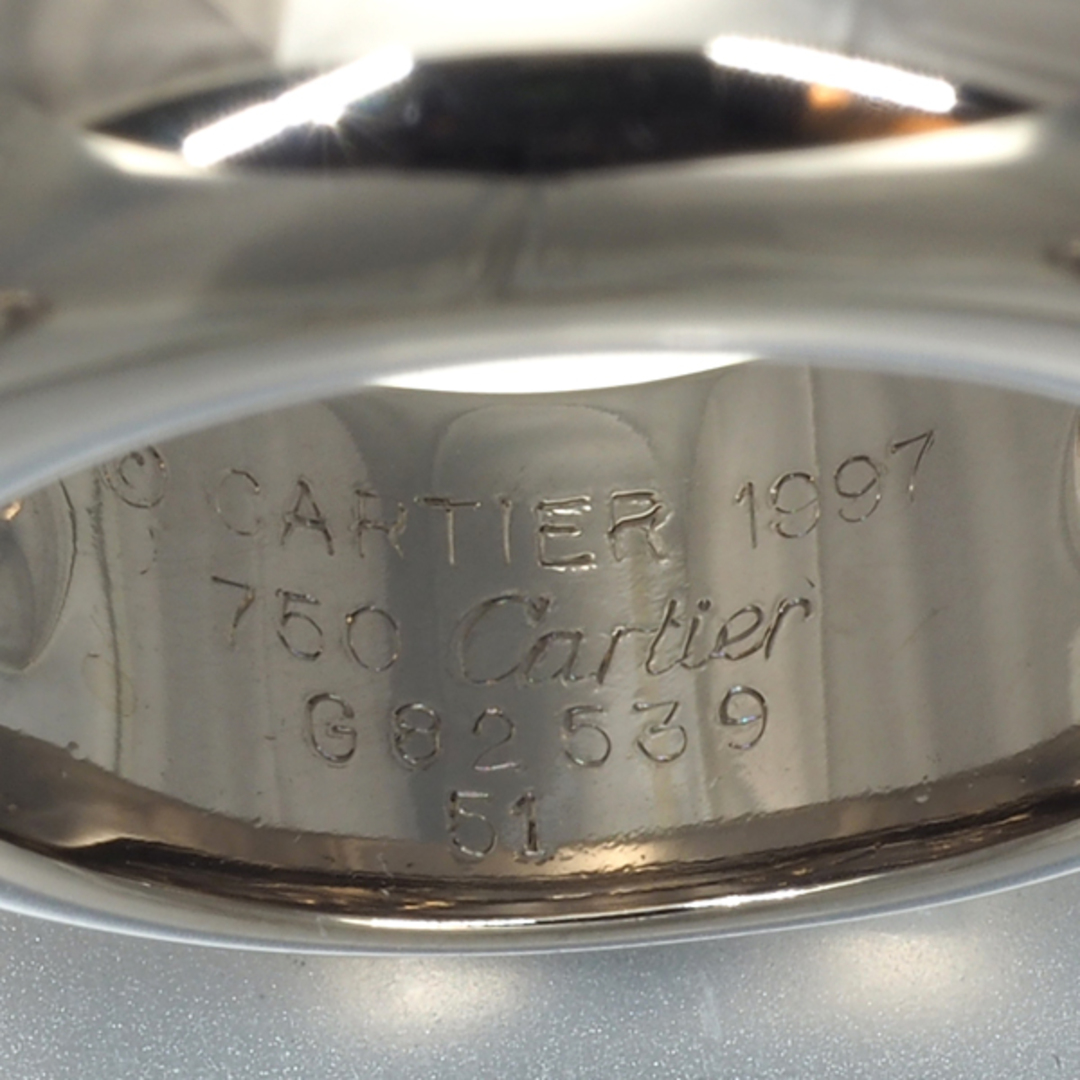 Cartier(カルティエ)のカルティエ リング  ヌーベルバーグ 51号 K18WG  レディースのアクセサリー(リング(指輪))の商品写真