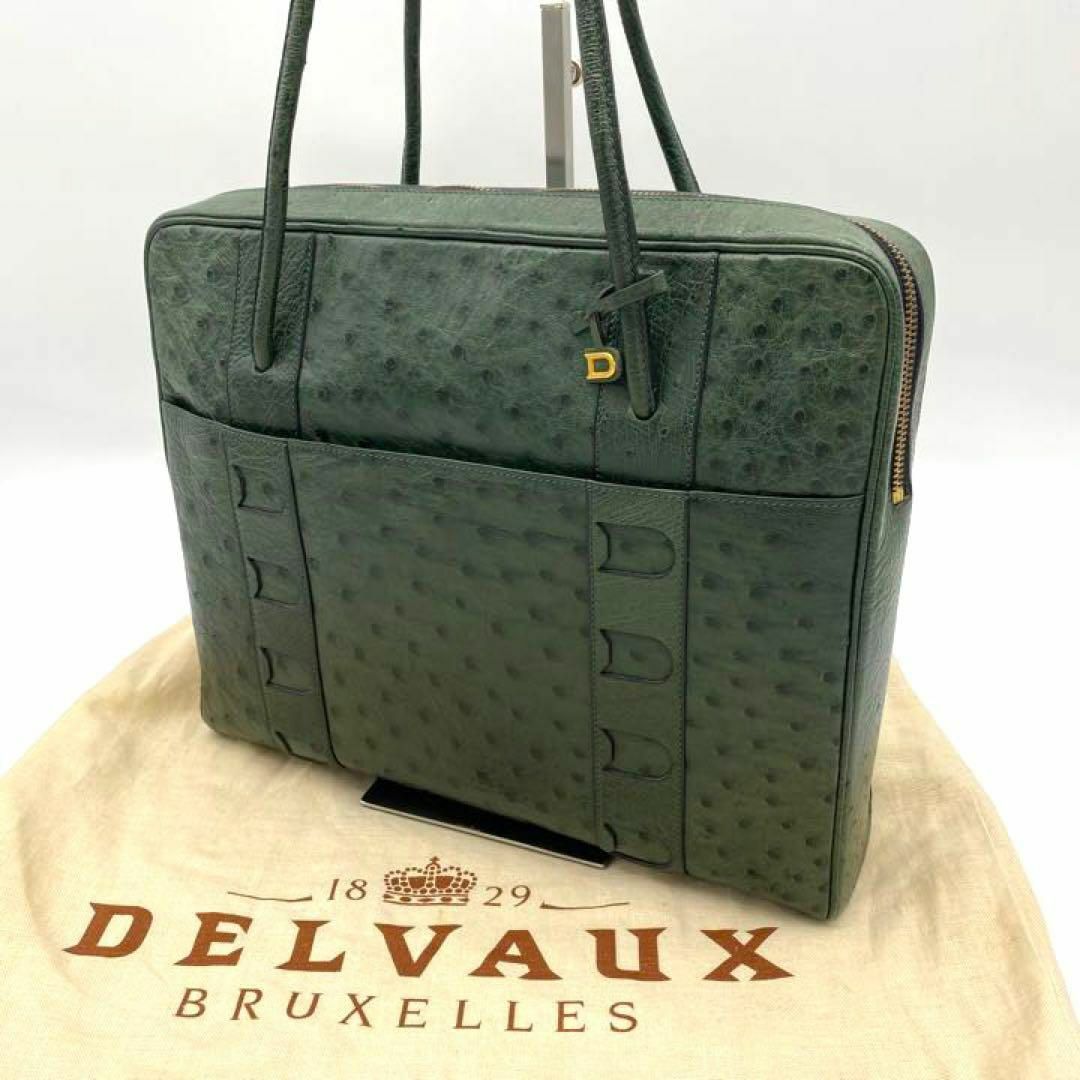 DELVAUX(デルヴォー)の【王室御用達】デルヴォー　DELVAUX オーストリッチ　トートバッグ　エキゾ レディースのバッグ(ハンドバッグ)の商品写真