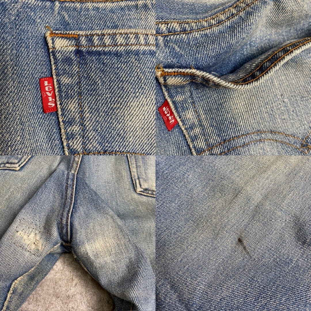 Levi's(リーバイス)の80's LEVI'S 501 デニムパンツ 赤耳 W32程 刻印555 バレンシア工場 USA製 スモールe ヴィンテージ 288U メンズのパンツ(デニム/ジーンズ)の商品写真