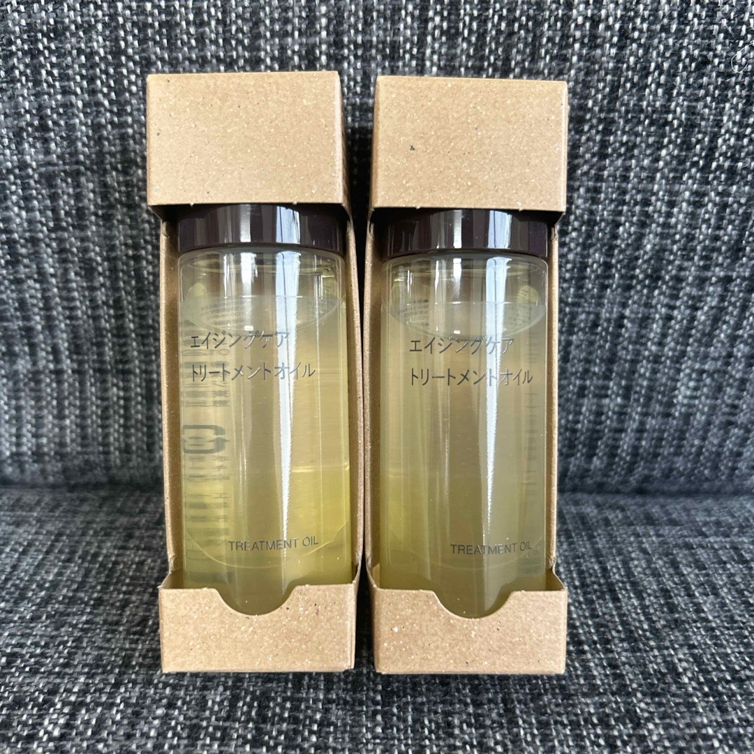 MUJI (無印良品)(ムジルシリョウヒン)の無印良品 エイジングケア トリートメントオイル 50ml 2本セット 未使用品 コスメ/美容のスキンケア/基礎化粧品(パック/フェイスマスク)の商品写真