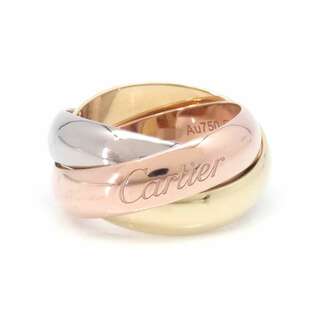 カルティエ(Cartier)のカルティエ リング トリニティXL K18YG/K18PG/K18WG サイズ50 Cartier 指輪(リング(指輪))