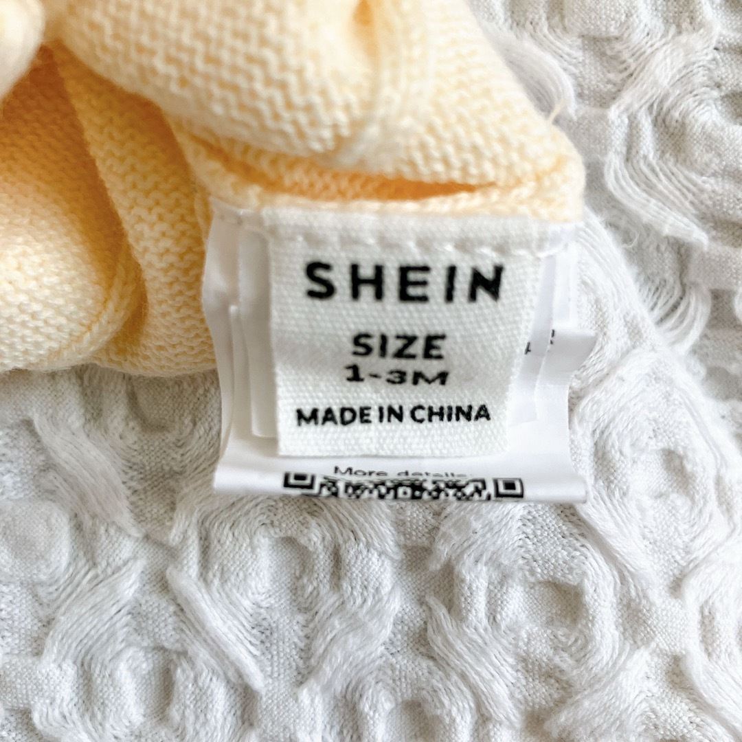 SHEIN(シーイン)の【SHEIN】ベビー　ニットカバーオール　1-3M キッズ/ベビー/マタニティのベビー服(~85cm)(カバーオール)の商品写真