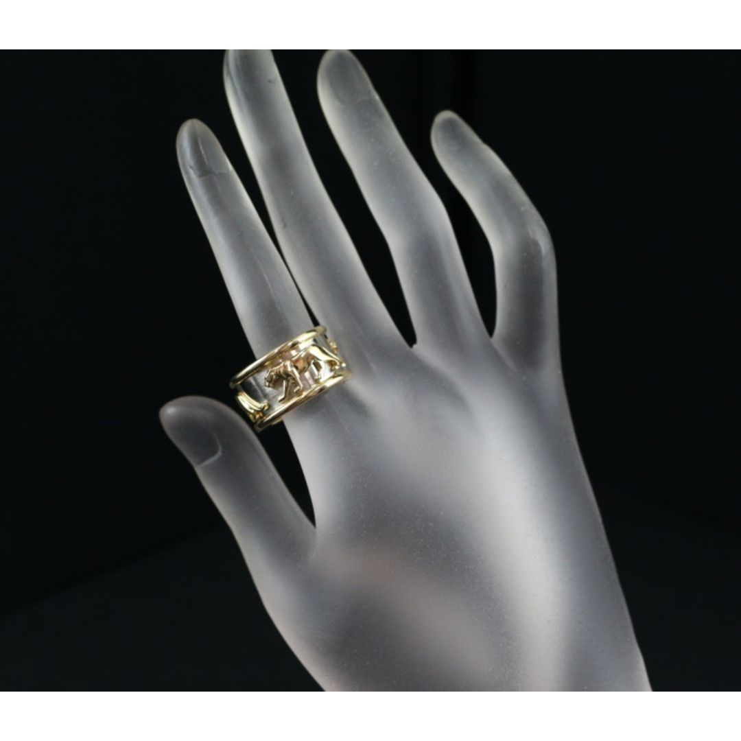 Cartier(カルティエ)のカルティエ リング マハンゴ パンテール アニマル 58号  K18YG/WG  レディースのアクセサリー(リング(指輪))の商品写真