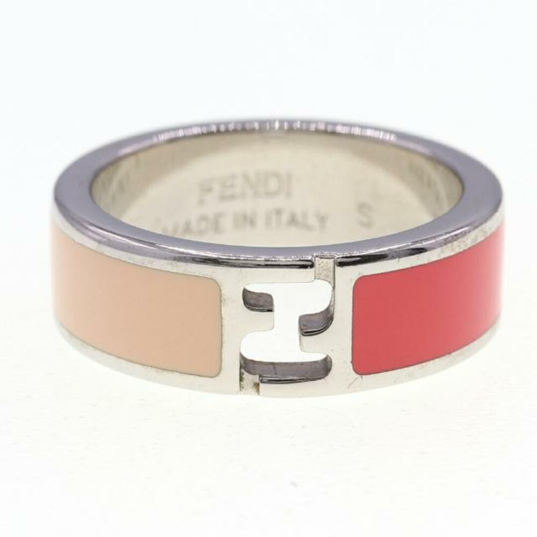 FENDI(フェンディ)の フェンディ リング FFモチーフ ピンク ライトピンク メンズのアクセサリー(リング(指輪))の商品写真