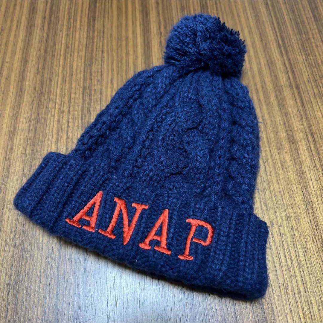 ANAP Kids(アナップキッズ)のANAP Kids＊ニット帽 キッズ/ベビー/マタニティのこども用ファッション小物(帽子)の商品写真