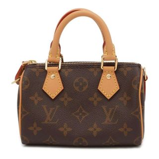 ルイヴィトン(LOUIS VUITTON)のルイヴィトン ハンドバッグ モノグラム ナノ・スピーディ M81085 2wayショルダーバッグ ミニバッグ(ハンドバッグ)