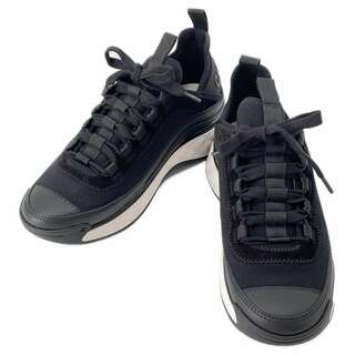 シャネル(CHANEL)のシャネル スニーカー ココマーク レディースサイズ36 G35617 CHANEL 靴 黒 白(スニーカー)