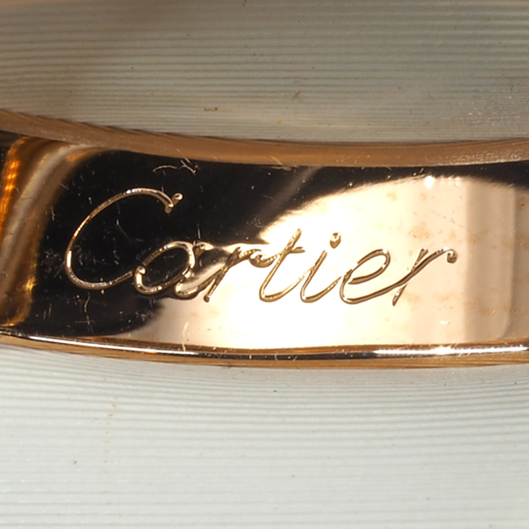 Cartier(カルティエ)のカルティエ トリニティリング ダイヤ 15P スリーカラー クラシック 55号 K18YG/WG/PG  レディースのアクセサリー(リング(指輪))の商品写真