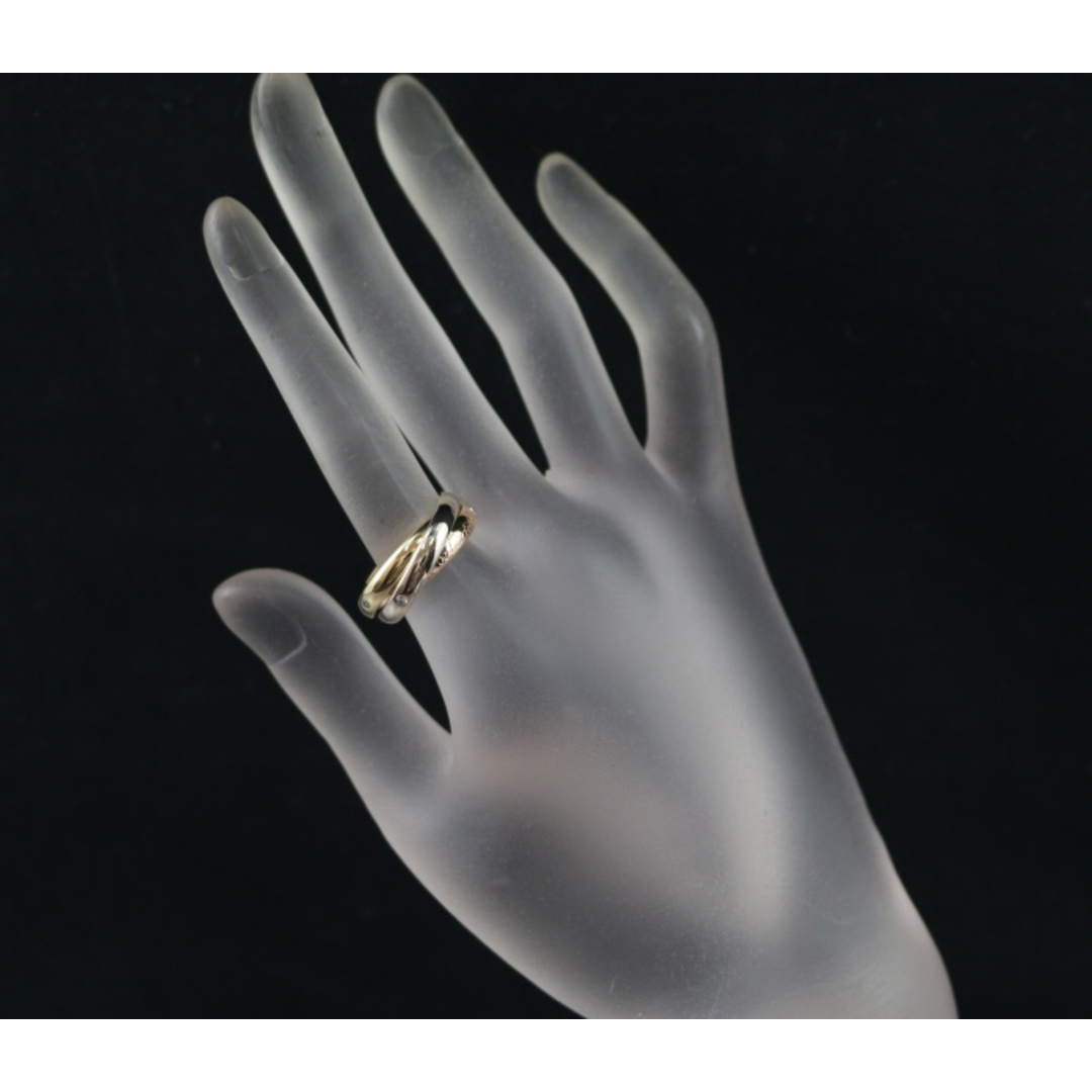Cartier - カルティエ トリニティリング ダイヤ 15P スリー Cartier - カルティエ トリニティリング ダイヤ 15P スリー