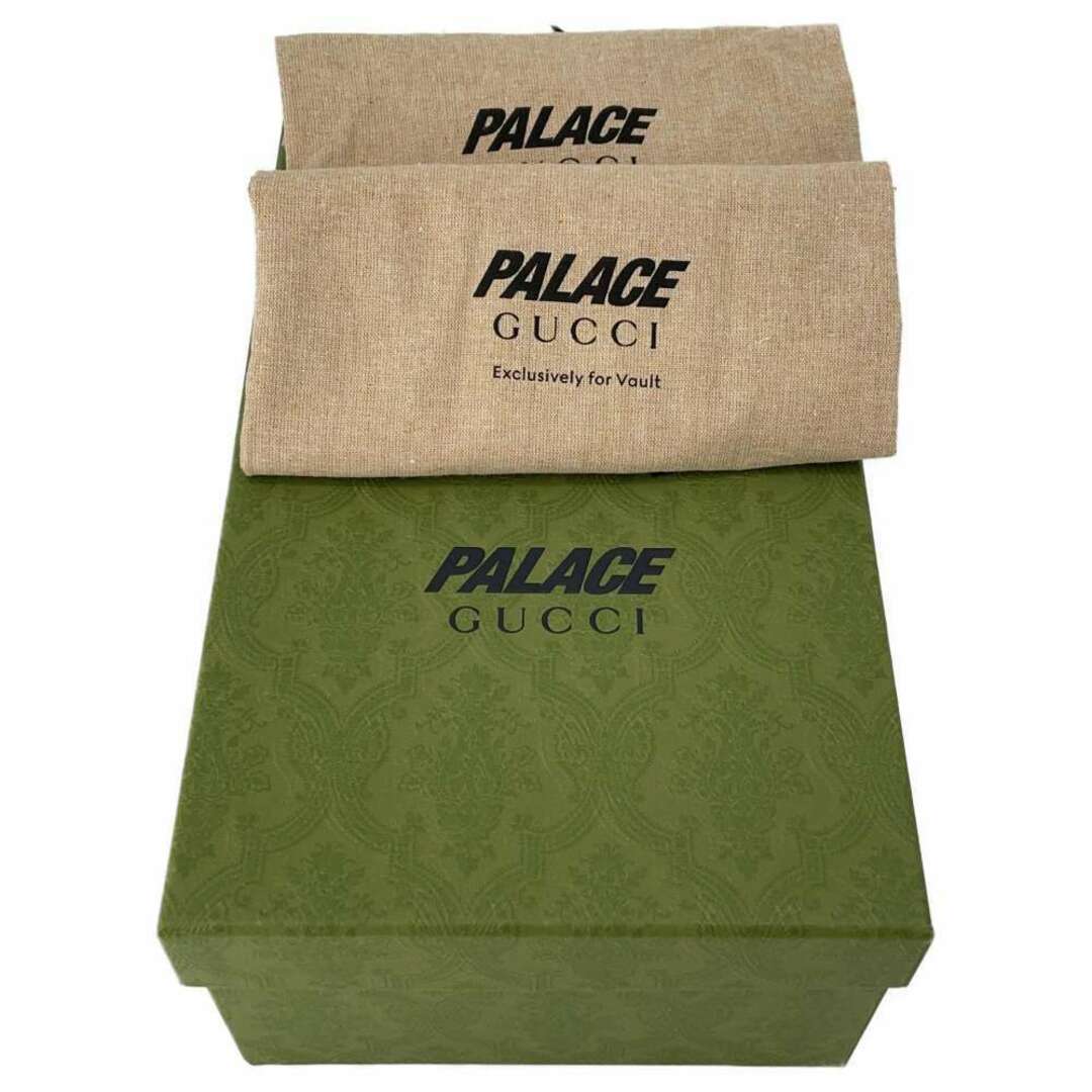 Gucci(グッチ)のグッチ サンダル パレスコラボ スライド ロゴ ラバー メンズサイズ7 723349 GUCCI Palace 靴 白 メンズの靴/シューズ(サンダル)の商品写真