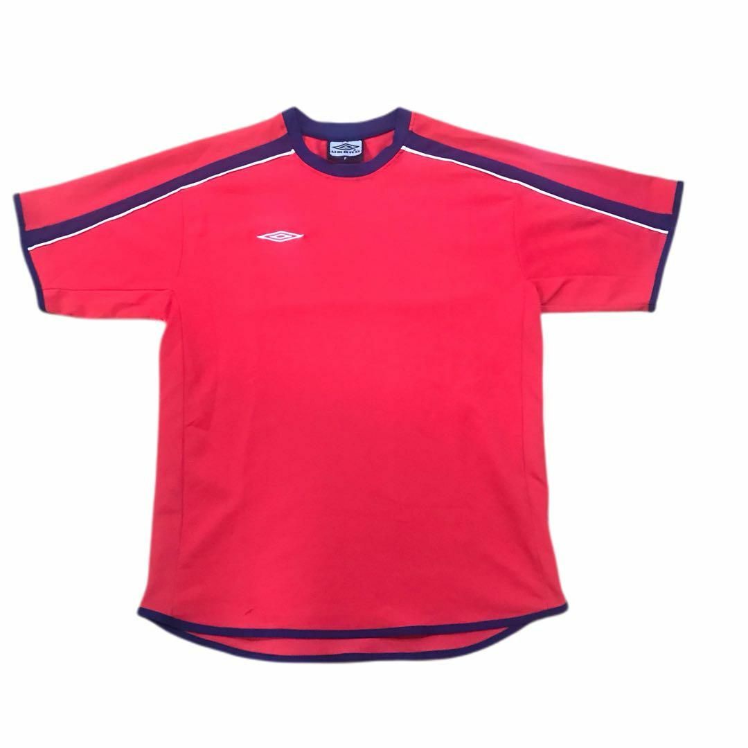 UMBRO(アンブロ)のUMBRO y2k アンブロ サッカーゲームシャツ イングランド代表カラー メンズのトップス(Tシャツ/カットソー(半袖/袖なし))の商品写真