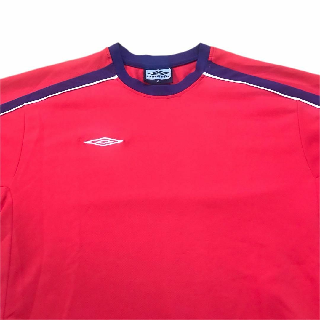 UMBRO(アンブロ)のUMBRO y2k アンブロ サッカーゲームシャツ イングランド代表カラー メンズのトップス(Tシャツ/カットソー(半袖/袖なし))の商品写真