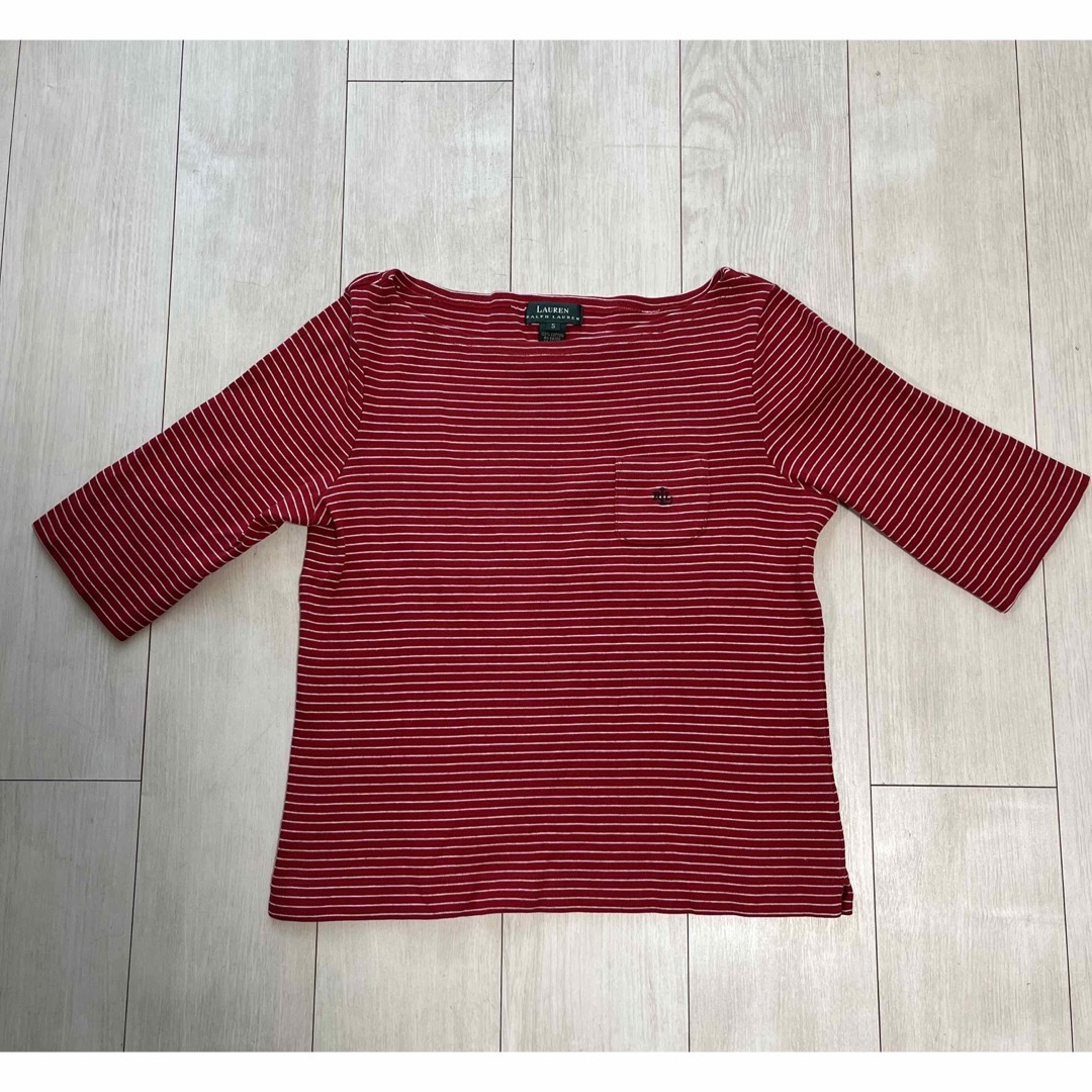 Ralph Lauren(ラルフローレン)の【ローレンラルフローレン】ボーダー Tシャツ レディースのトップス(Tシャツ(半袖/袖なし))の商品写真