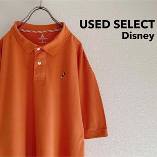 古着 “Disney” Polo Shirt / ミッキー ワンポイント刺繍