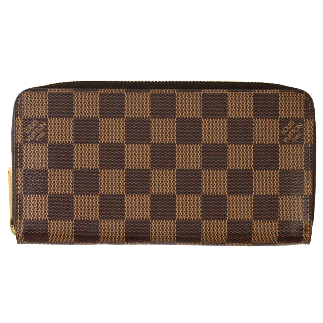 LOUIS VUITTON(ルイヴィトン)のルイヴィトン LOUIS VUITTON ジッピー ウォレット ラウンドファスナー ダミエ エベヌ N41661 ブラウン GI4159 レディース【中古】 レディースのファッション小物(財布)の商品写真