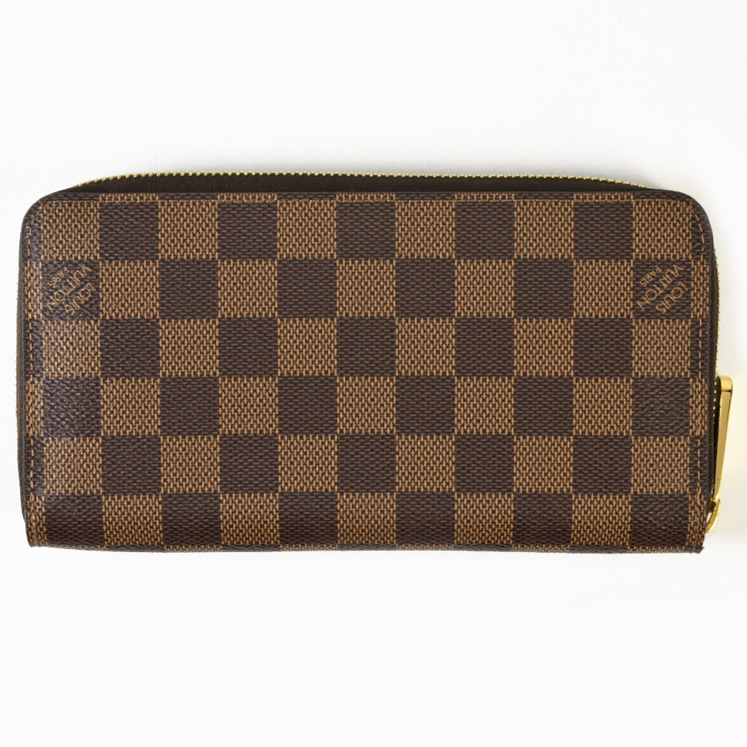 LOUIS VUITTON(ルイヴィトン)のルイヴィトン LOUIS VUITTON ジッピー ウォレット ラウンドファスナー ダミエ エベヌ N41661 ブラウン GI4159 レディース【中古】 レディースのファッション小物(財布)の商品写真