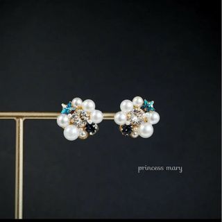 残り1点》お星さまスワロフスキーのpearl bijouピアス(ピアス)