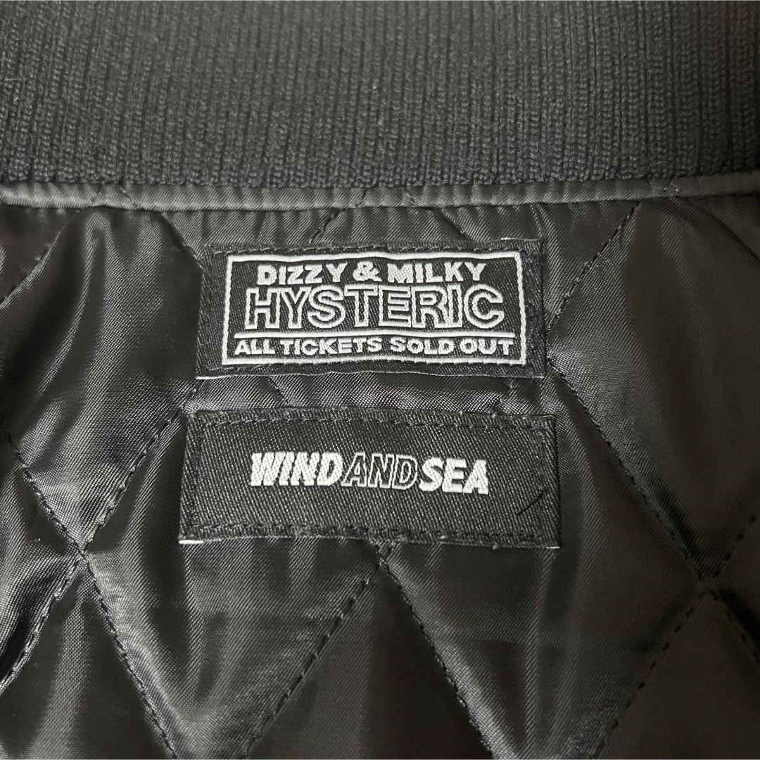 WIND AND SEA(ウィンダンシー)のHYSTERIC GLAMOUR WIND AND SEA スタジャン メンズのジャケット/アウター(スタジャン)の商品写真