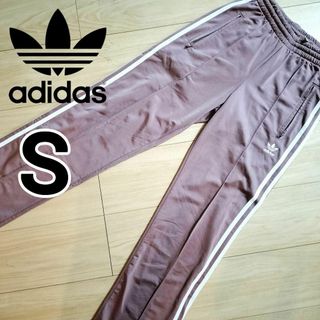 オリジナルス(Originals（adidas）)のアディダス 薄紫 ファイヤーバード トラックパンツ ジャージ下 女性S スリット(その他)