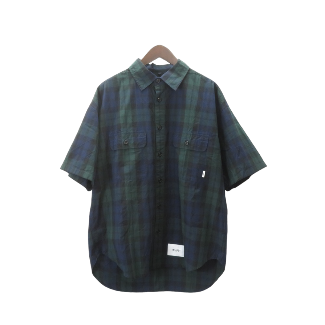 W)taps(ダブルタップス)のWTAPS WCPO SS COTTON. BROADCLOTH. TEXTILE GREEN メンズのトップス(シャツ)の商品写真