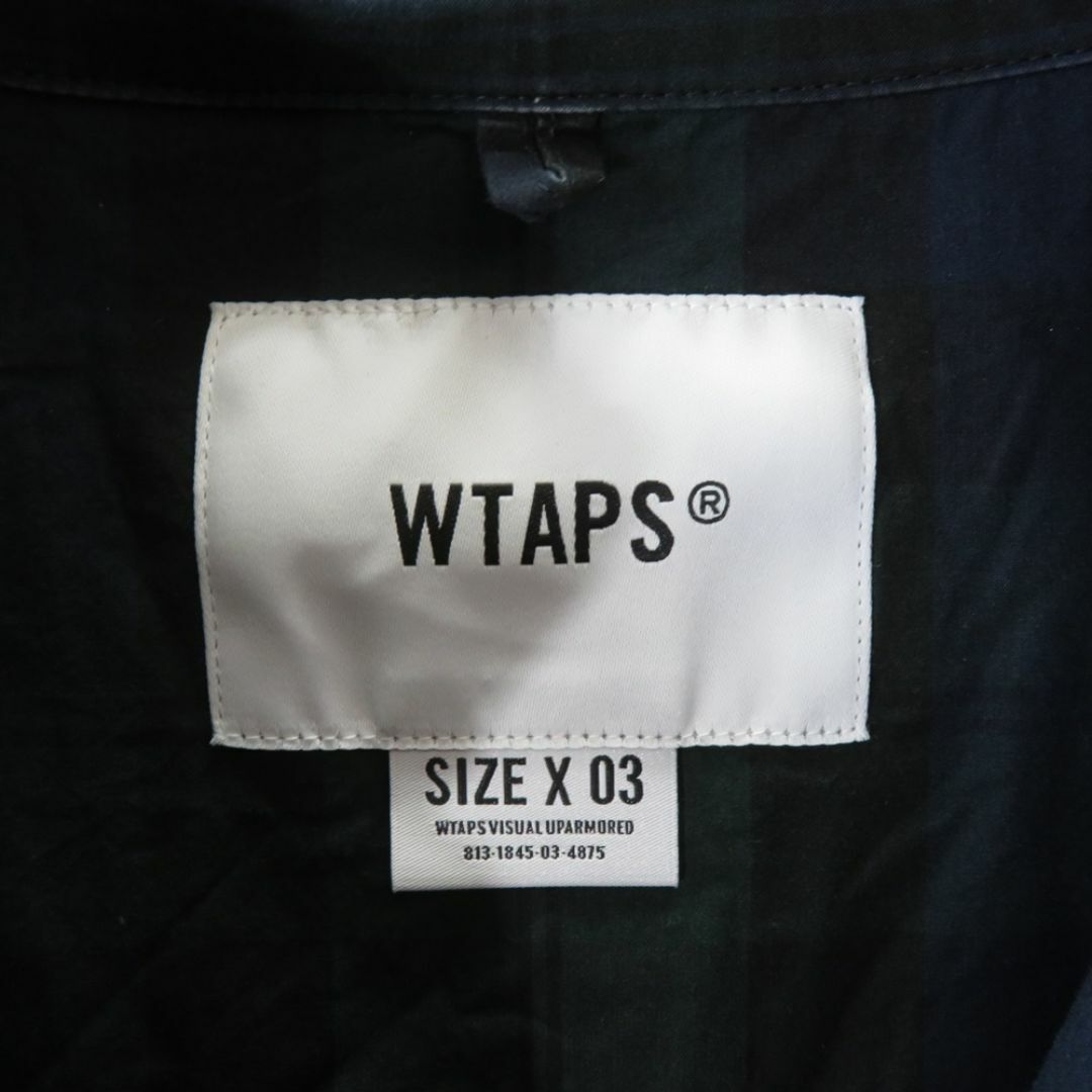 W)taps(ダブルタップス)のWTAPS WCPO SS COTTON. BROADCLOTH. TEXTILE GREEN メンズのトップス(シャツ)の商品写真