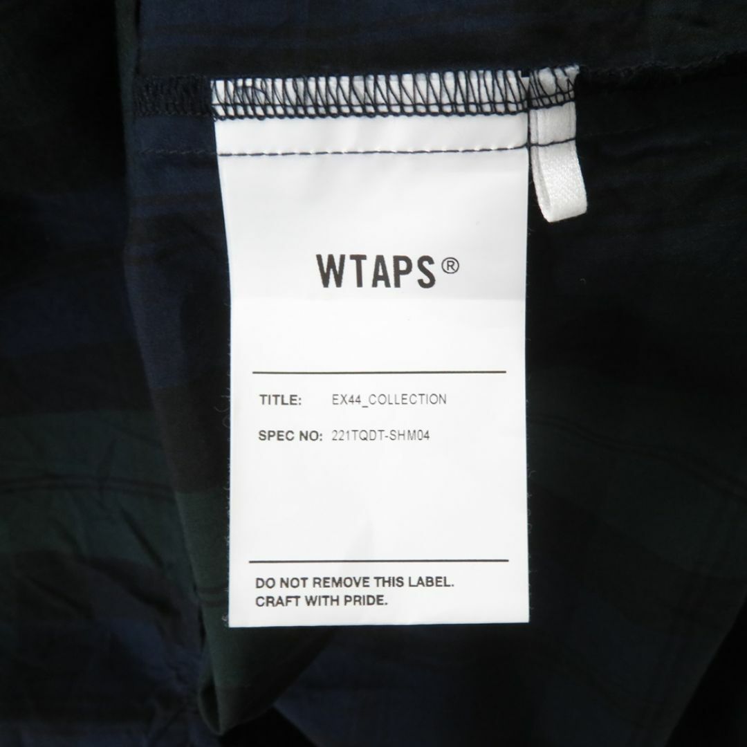 W)taps(ダブルタップス)のWTAPS WCPO SS COTTON. BROADCLOTH. TEXTILE GREEN メンズのトップス(シャツ)の商品写真