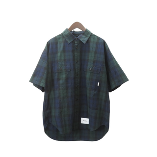 W)taps - WTAPS WCPO SS COTTON. BROADCLOTH. TEXTILE GREEN