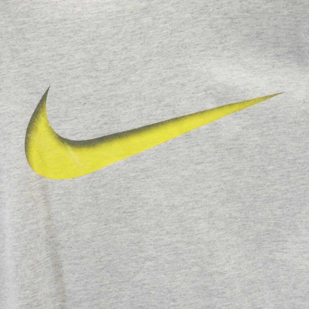 NIKE(ナイキ)のナイキ 90s 00s 白タグ オールド プリント 半袖 Tシャツ L グレー NIKE キッズ 古着 【240327】 メール便可 キッズ/ベビー/マタニティのキッズ服男の子用(90cm~)(Tシャツ/カットソー)の商品写真